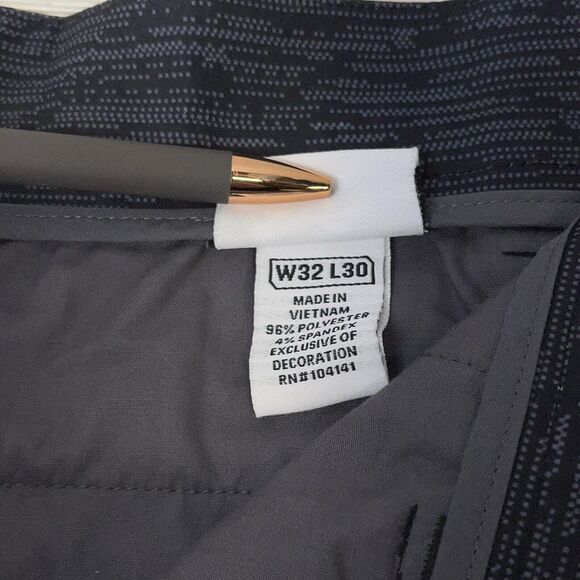 Slazenger Golf Pants Men's 32x30 Active Wear Casual Black/Gray Modern Quick Dry - Picture 9 of 10